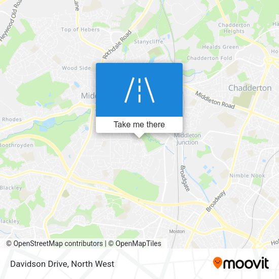 Davidson Drive map