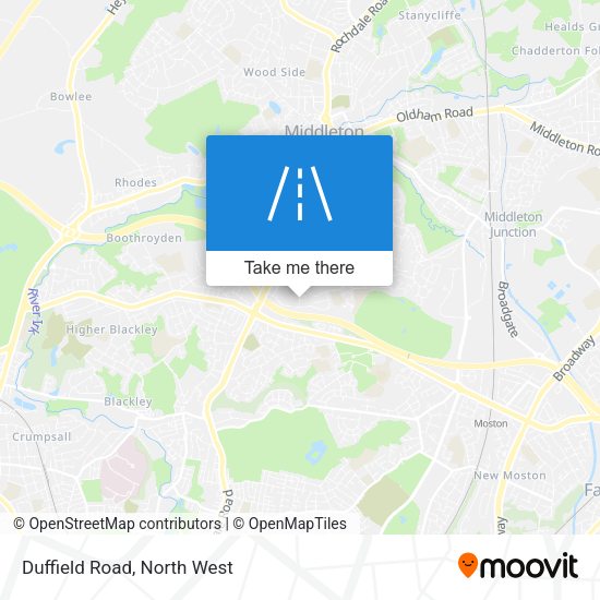 Duffield Road map