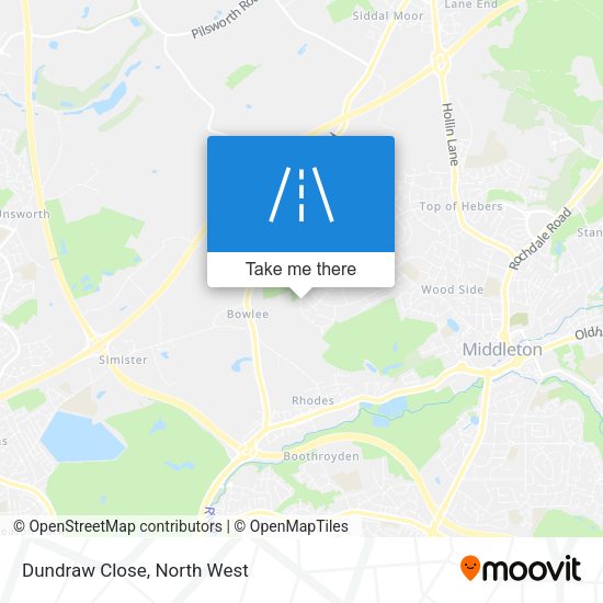 Dundraw Close map