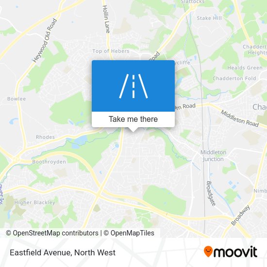 Eastfield Avenue map