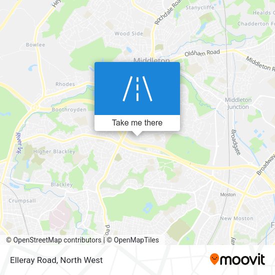 Elleray Road map