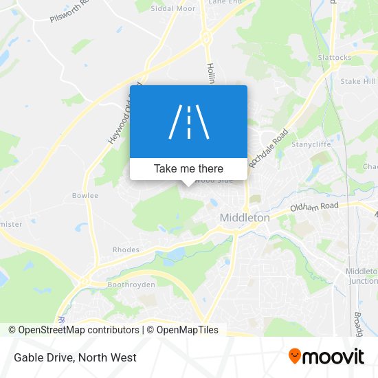 Gable Drive map