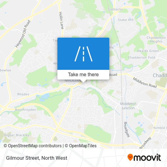 Gilmour Street map