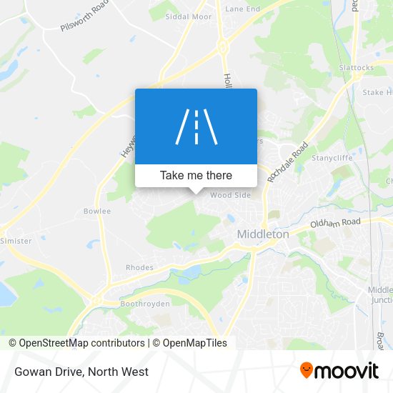 Gowan Drive map