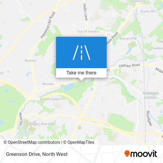 Greenson Drive map