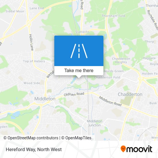 Hereford Way map