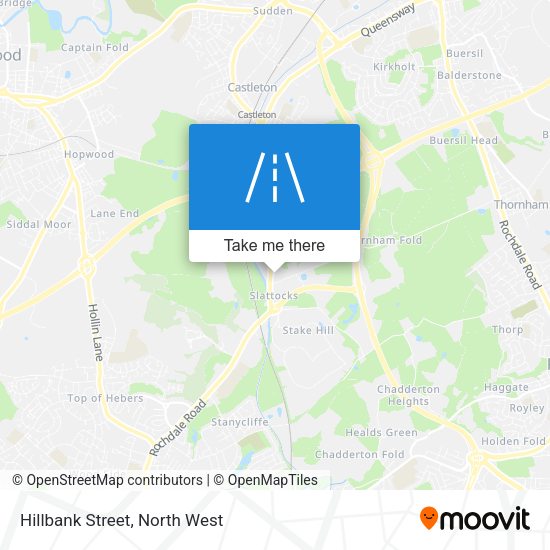 Hillbank Street map