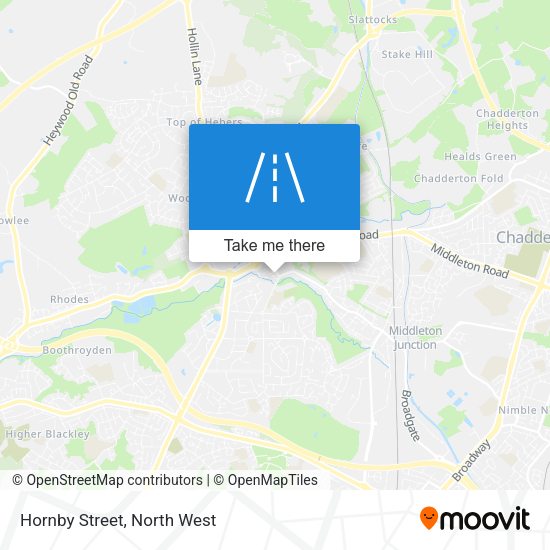Hornby Street map
