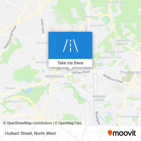 Hulbert Street map