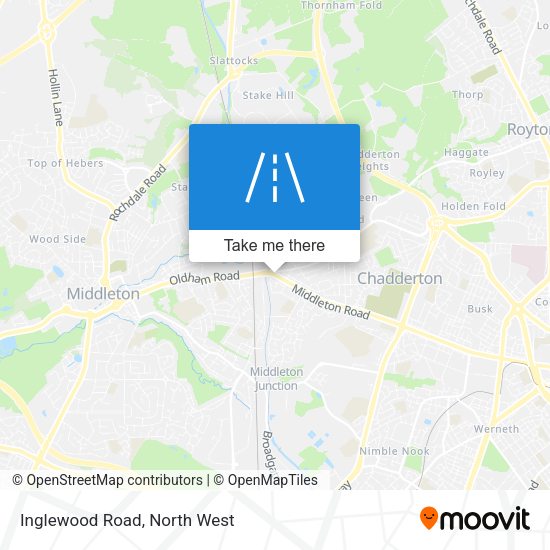 Inglewood Road map