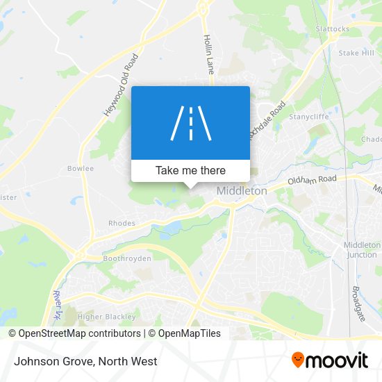 Johnson Grove map