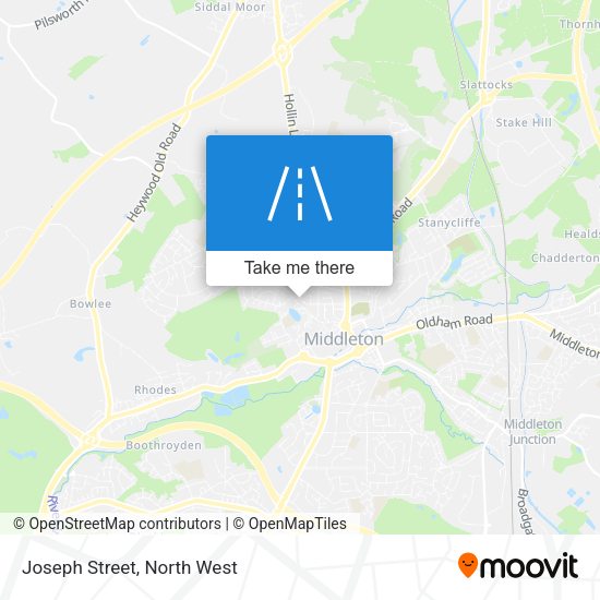 Joseph Street map