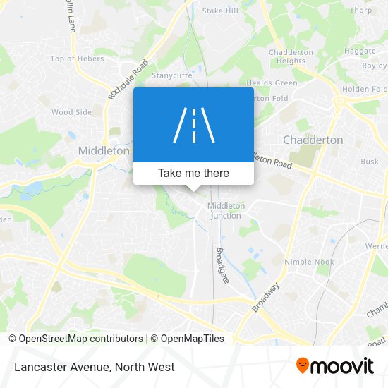 Lancaster Avenue map