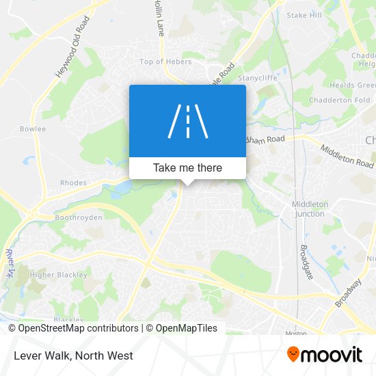 Lever Walk map