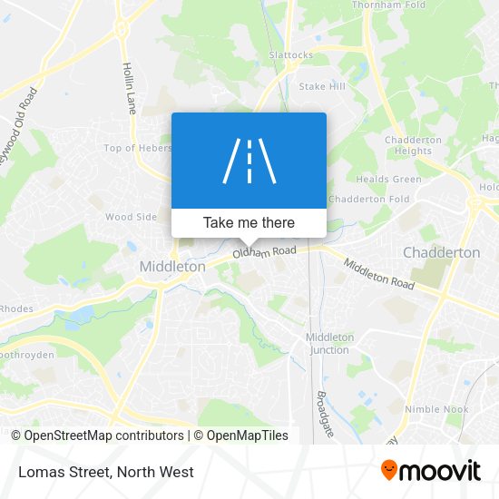 Lomas Street map