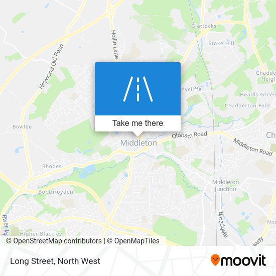 Long Street map
