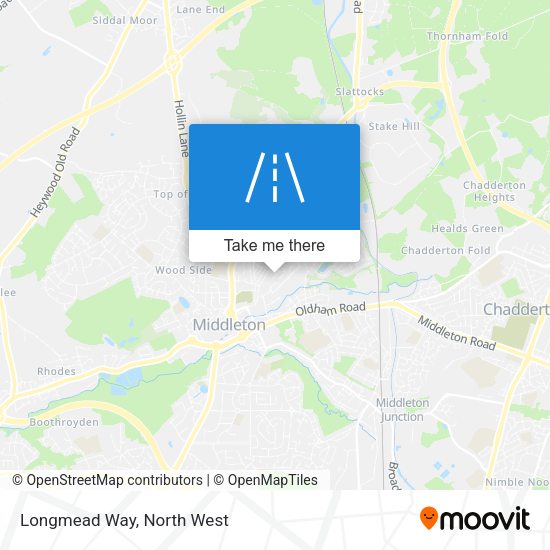 Longmead Way map
