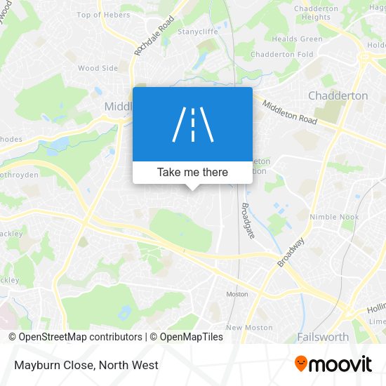 Mayburn Close map