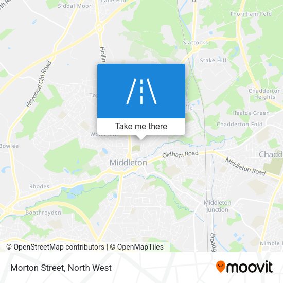 Morton Street map