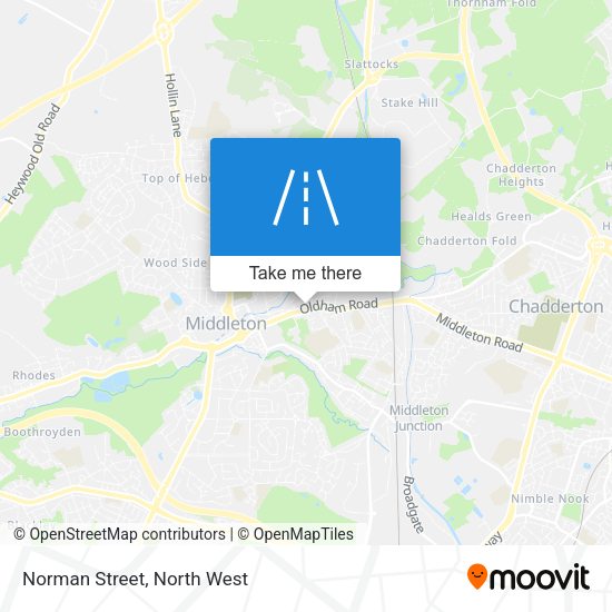 Norman Street map