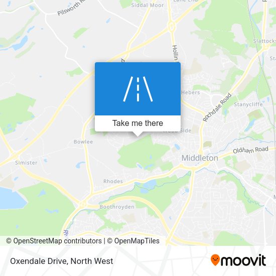 Oxendale Drive map