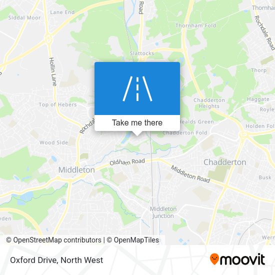 Oxford Drive map