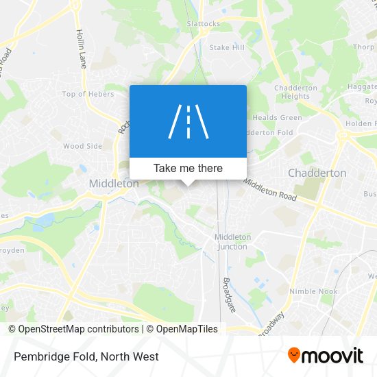 Pembridge Fold map
