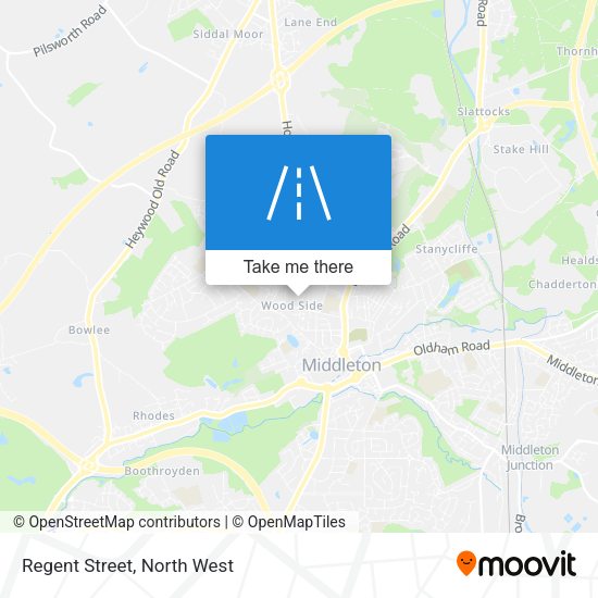 Regent Street map