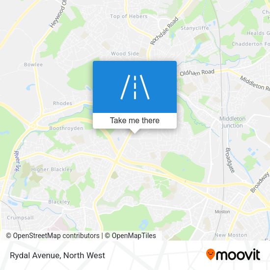 Rydal Avenue map