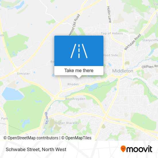 Schwabe Street map