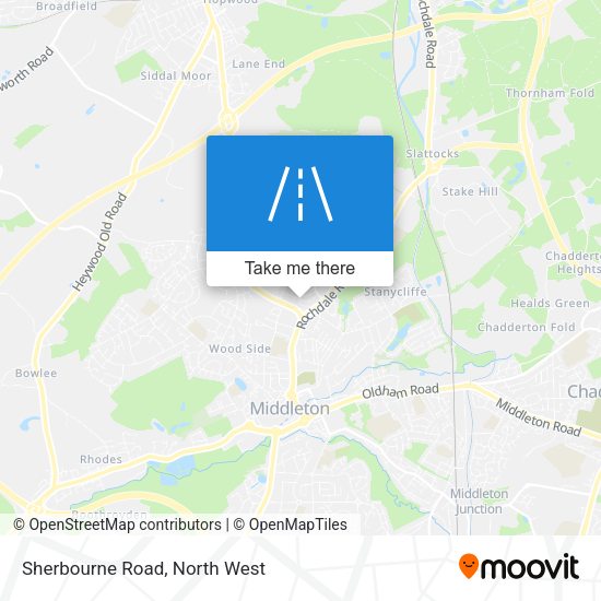 Sherbourne Road map