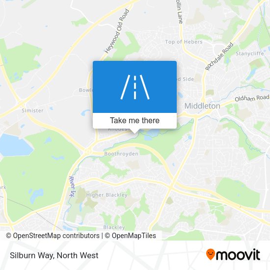 Silburn Way map
