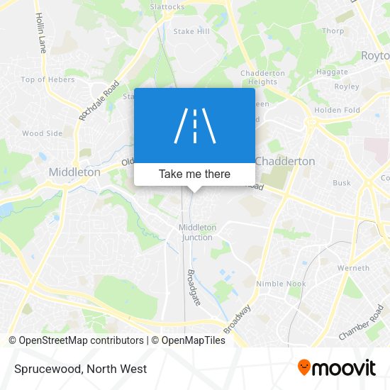 Sprucewood map