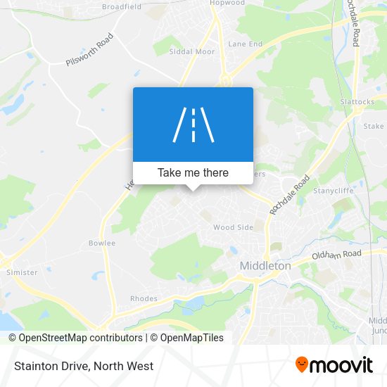 Stainton Drive map