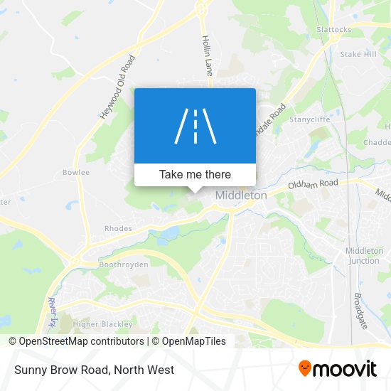 Sunny Brow Road map