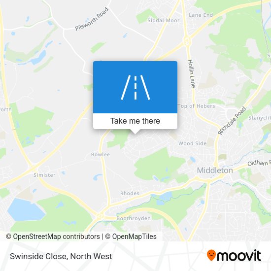 Swinside Close map