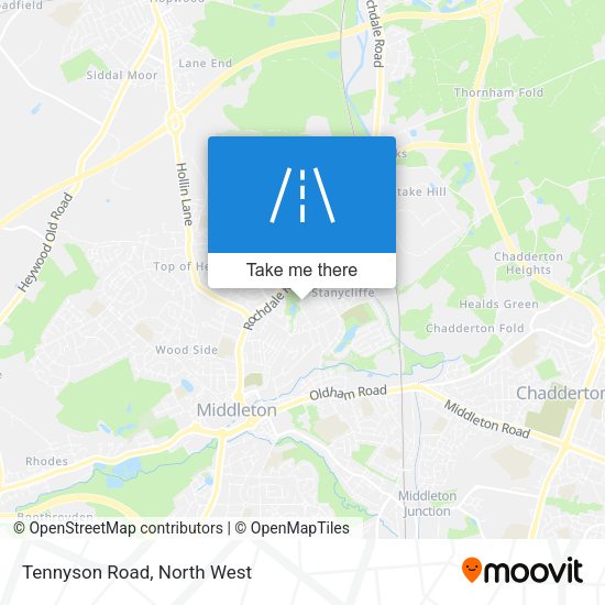 Tennyson Road map