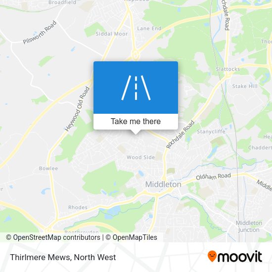 Thirlmere Mews map