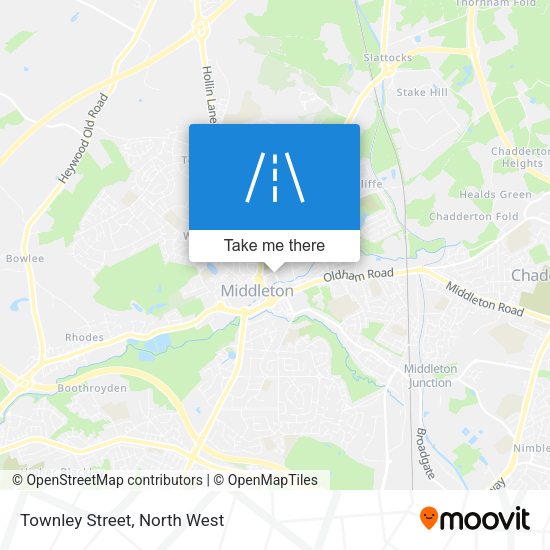 Townley Street map