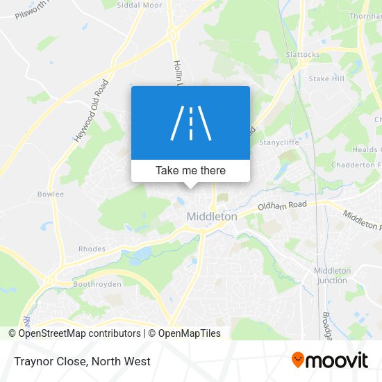 Traynor Close map
