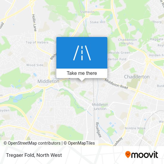 Tregaer Fold map