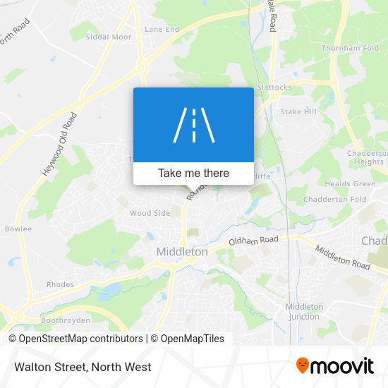 Walton Street map