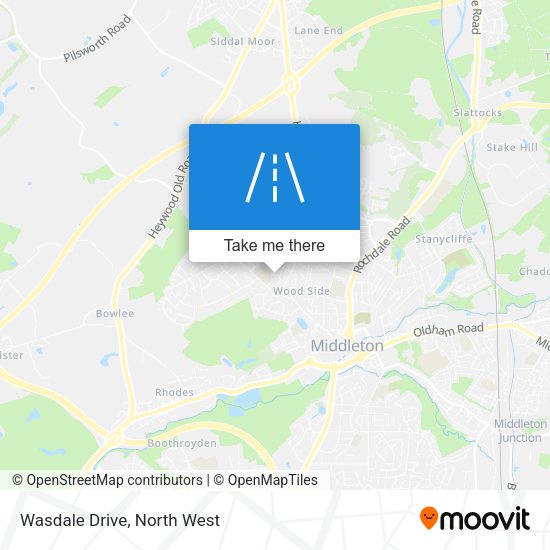 Wasdale Drive map