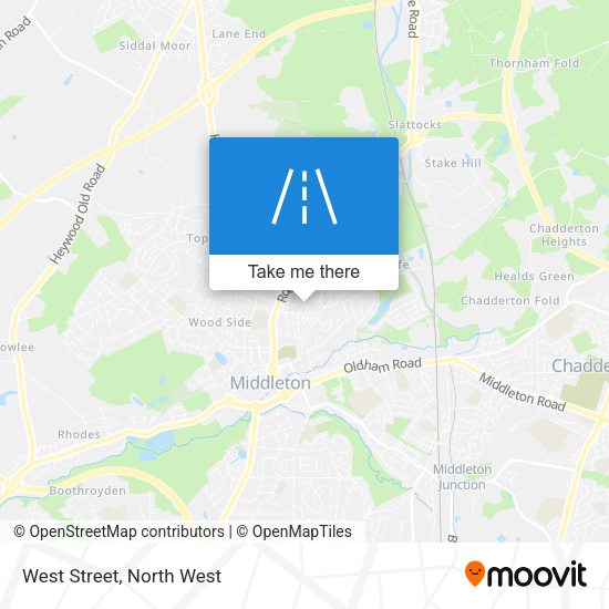 West Street map