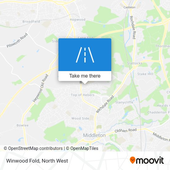 Winwood Fold map