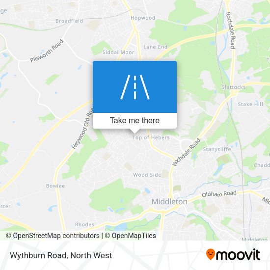 Wythburn Road map