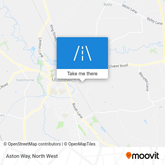 Aston Way map