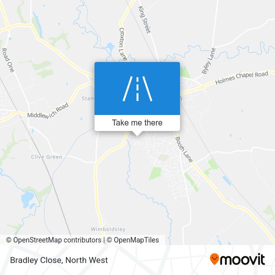 Bradley Close map