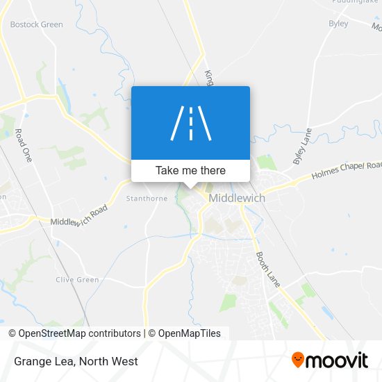 Grange Lea map