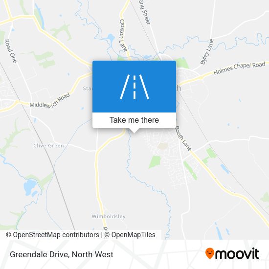 Greendale Drive map